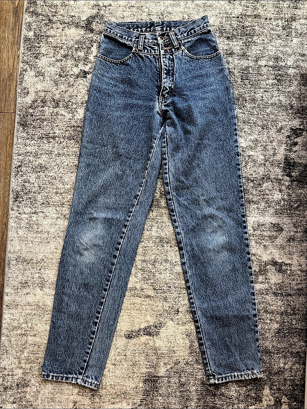 Pepe Jeans Straight Leg Jeans Blue Waist 25